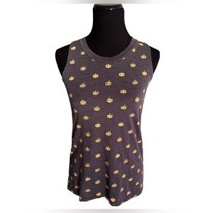 Pumpkin Print Tank Top Size XS